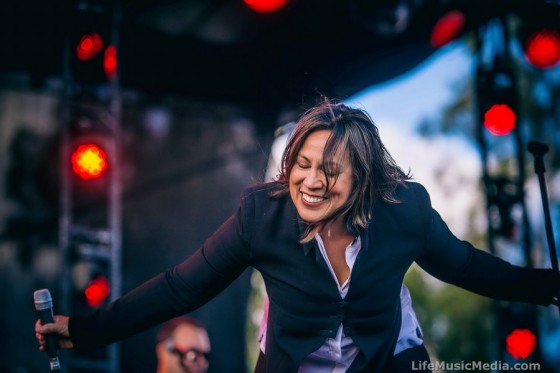 Russell Morris & Kate Ceberano at A Day On The Green, Mitchelton Wines, Nagambie - 18 February 2017 Photographer: David Jackson